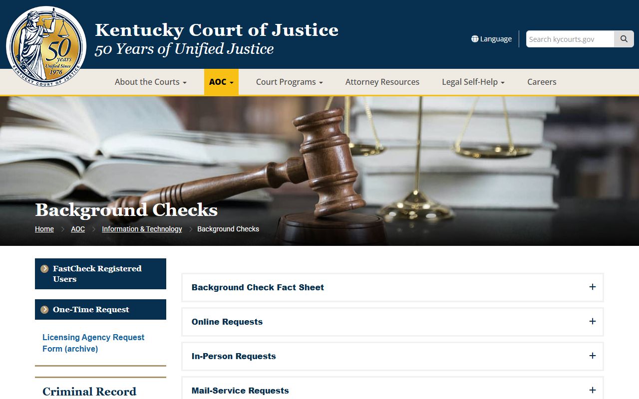 Garrard County court records Kentucky background check channel