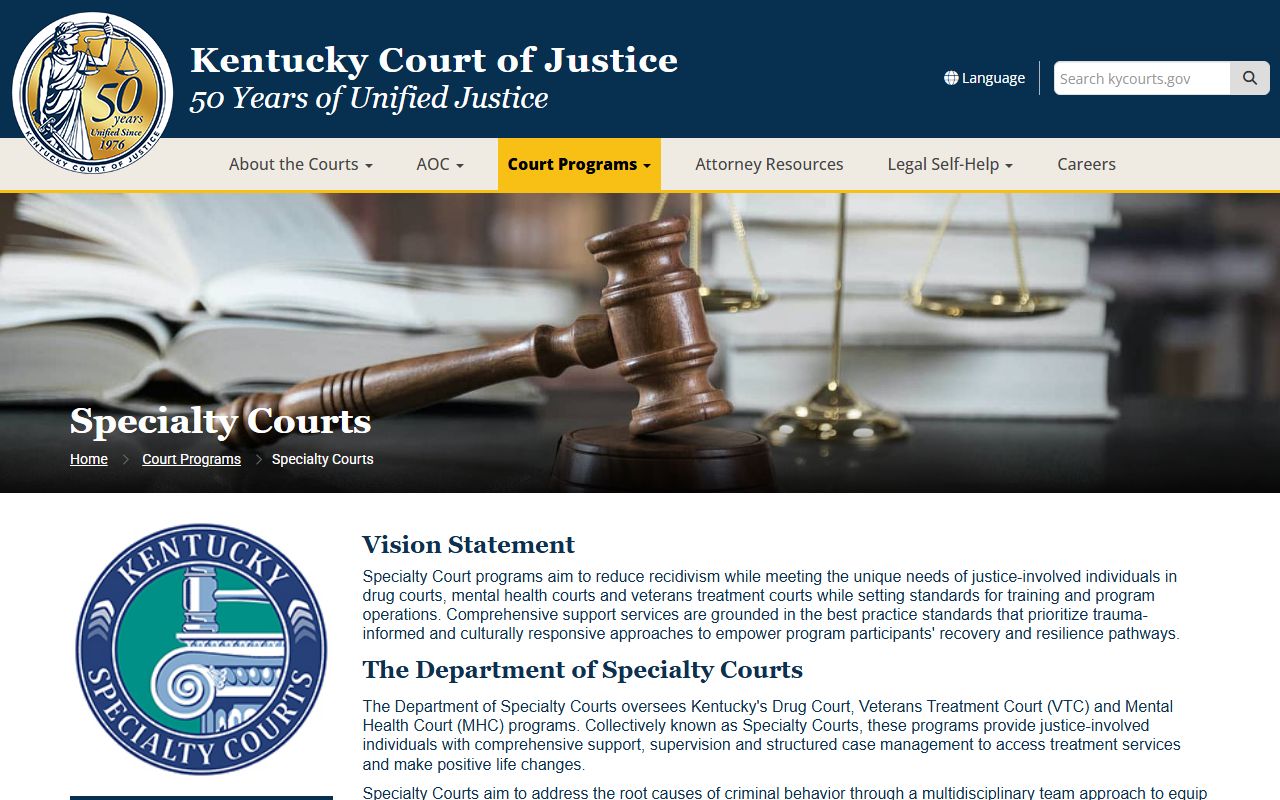 Garrard County court records Kentucky specialty courts