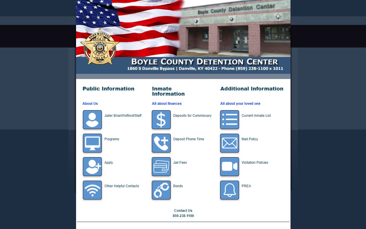 Garrard County inmate records Boyle County Detention Center source