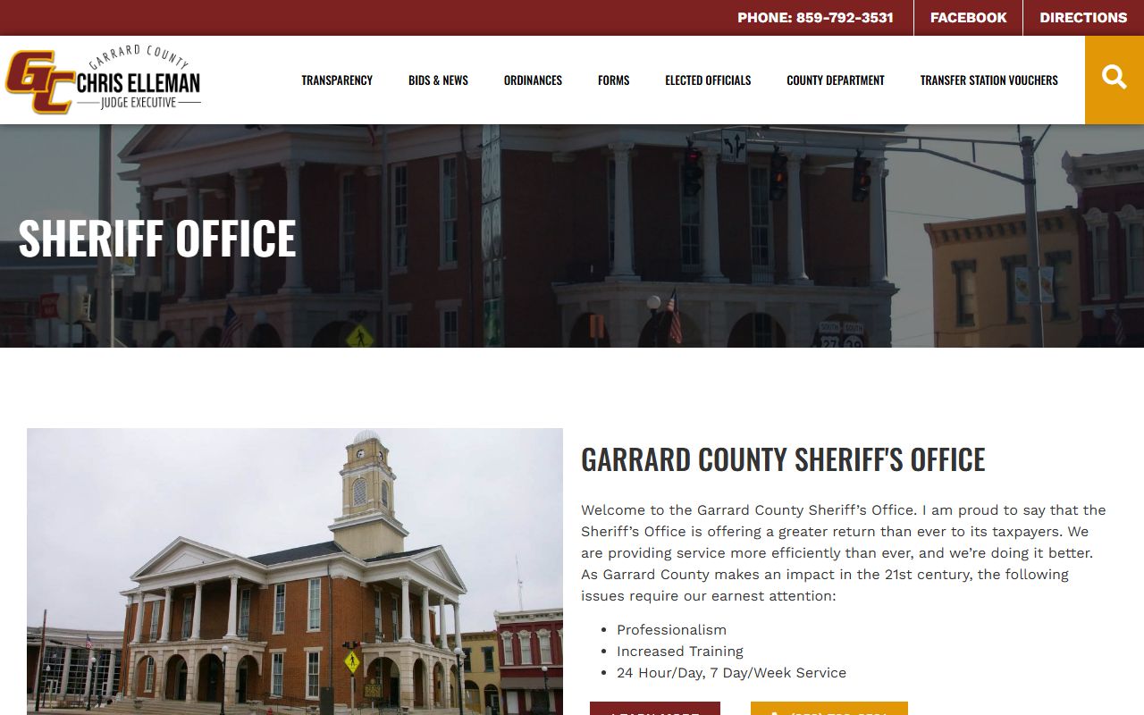 Garrard County warrant records sheriff office source